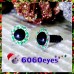 1 Pair Hand Painted Holly Wreath Eyes Plastic Eyes Safety Eyes